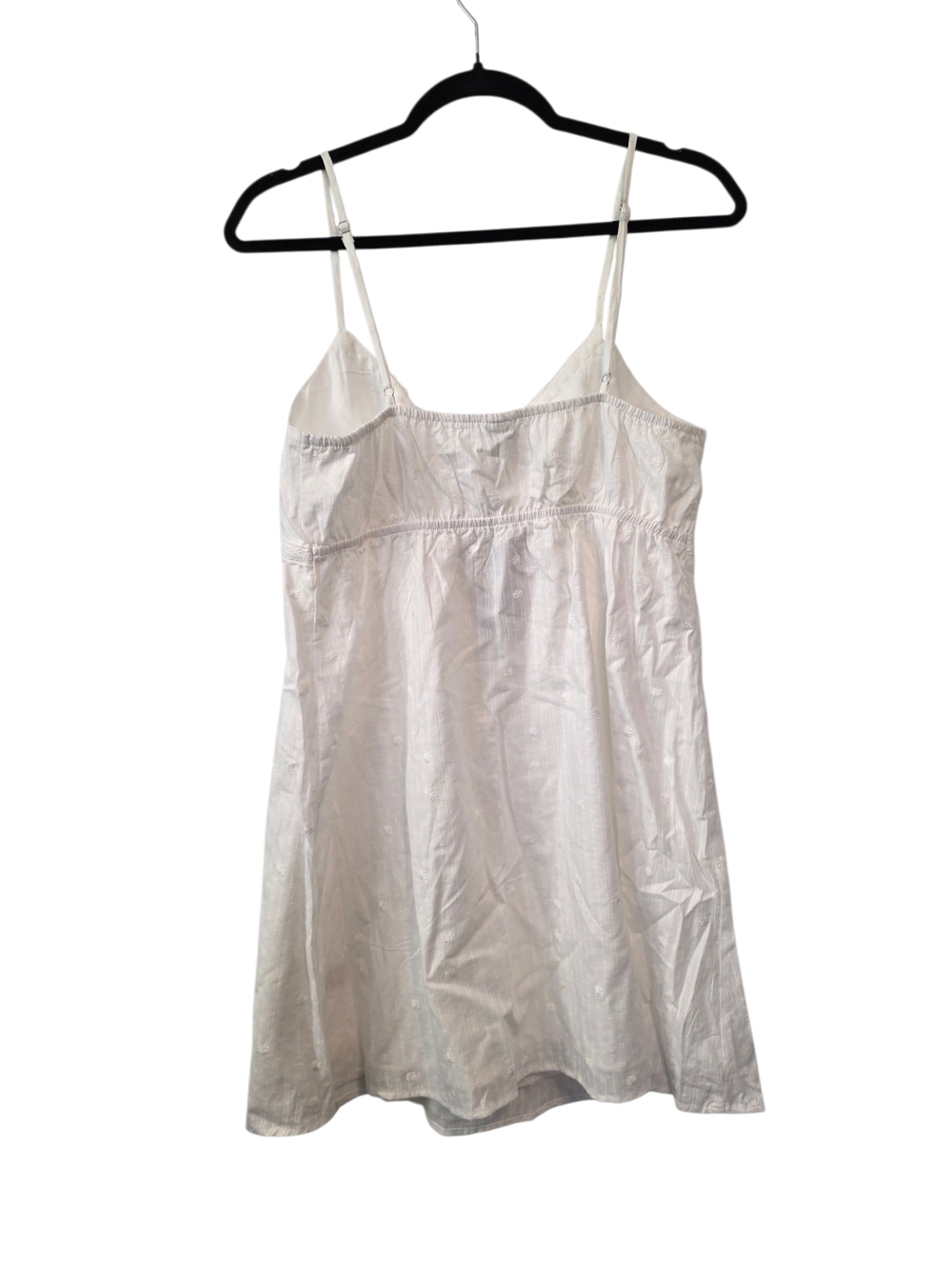 wild fable White Eyelet Cotton Embroidered A-line Mini Dress Size Large NWT - Picture 3 of 9